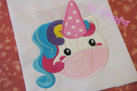 A Cute Unicorn Face Mask Applique: An Embroidery Designer’s Test