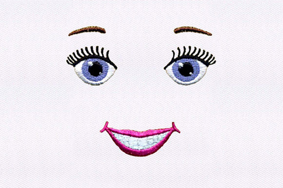 A Designer’s Review of the Wide Eyed Smiling Girl Embroidery Design