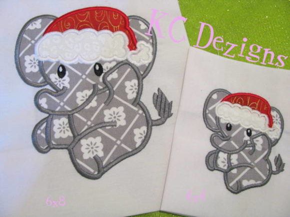 A Designer’s Take on the Christmas Baby Elephant Applique