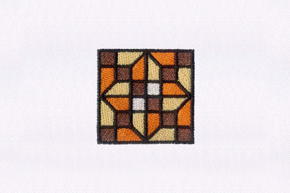 A Textured Quilting Embroidery Design for Boutique Apparel