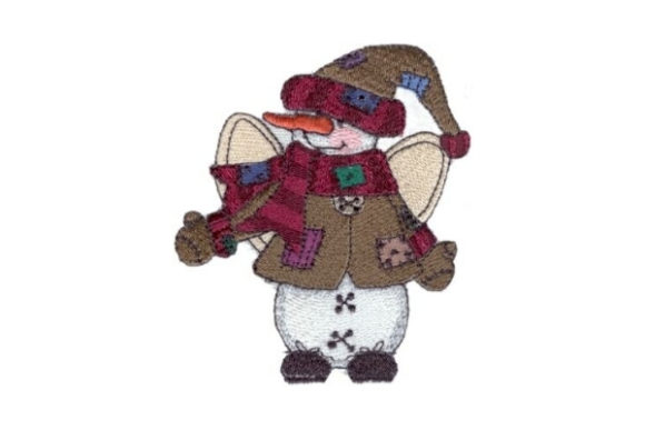 Angel Snowman Brownie Embroidery Review for Product Ideas