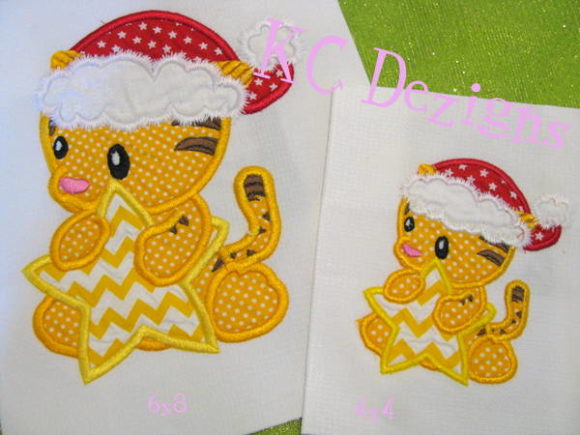 Crafting Joy with a Christmas Baby Tiger Applique