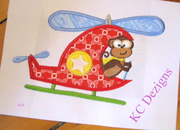 First Look: The Safari Pilot Monkey Applique for Real Projects