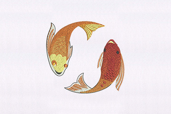 Koi Carp Embroidery: A Designer's Review for Boutique Sweatshirts