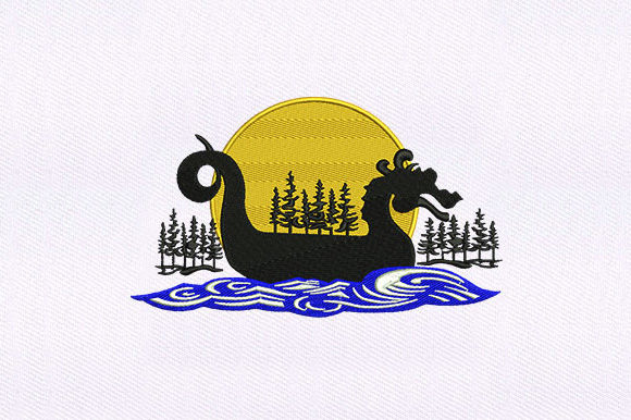 Kombat Dragon Ship: An Embroidery Designer's Appraisal