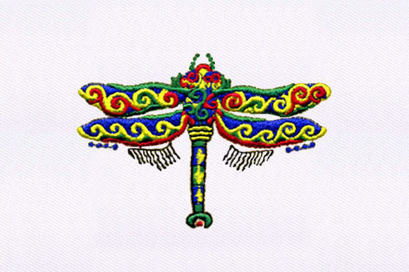 Reviewing the Motif Dragon Fly Embroidery Design for Craft Fair Products