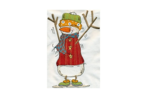 Sassy Twiggy Snowman: A Boutique Embroidery Designer's Review